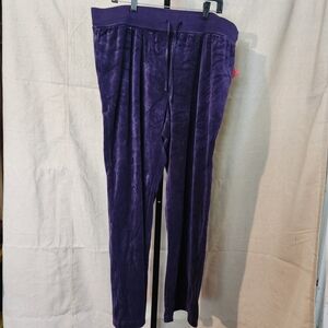 St. John's Bay Deep Purple Velour Pants
